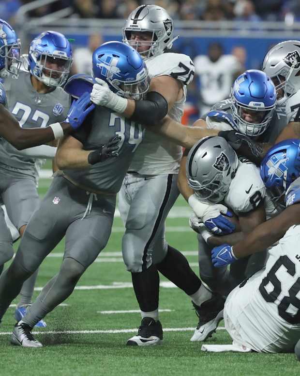 Raiders at Lions Monday Night Football